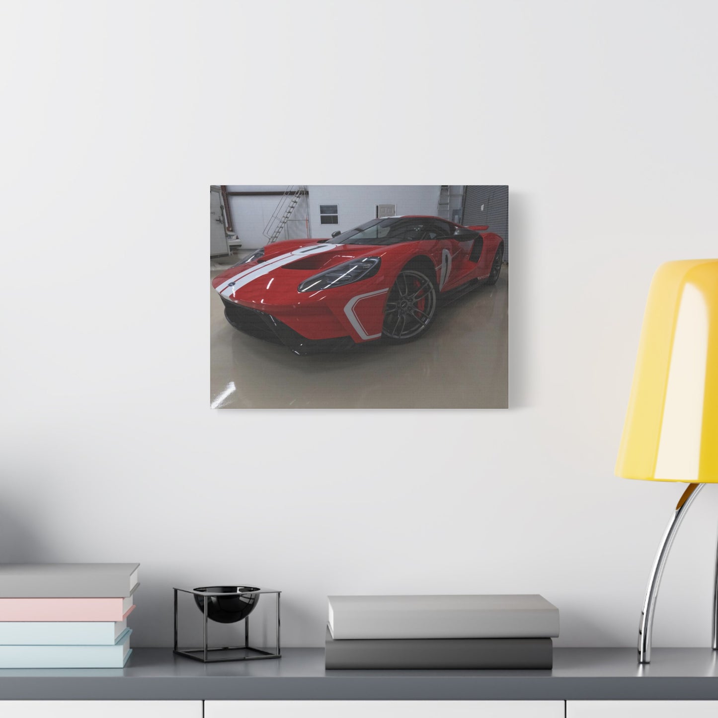 EXQUISITEMAD GT Car Wall Art Satin Canvas, Stretched