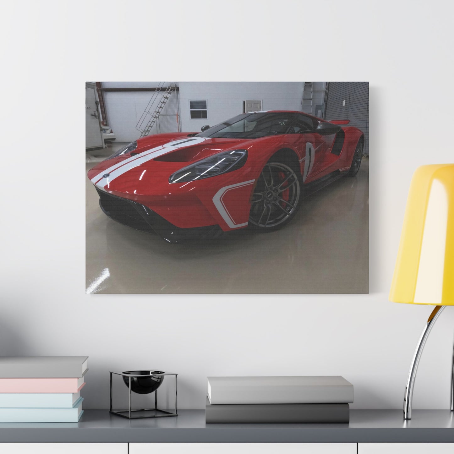 EXQUISITEMAD GT Car Wall Art Satin Canvas, Stretched