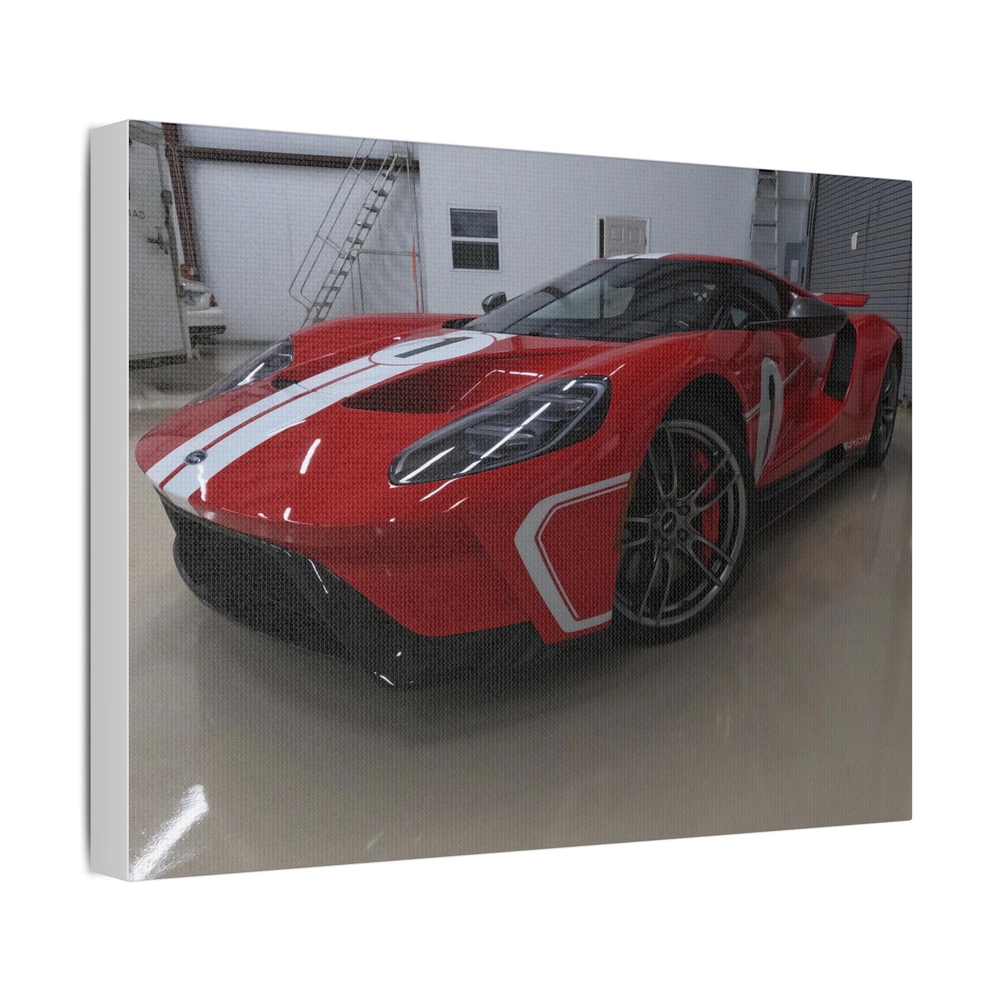 EXQUISITEMAD GT Car Wall Art Satin Canvas, Stretched