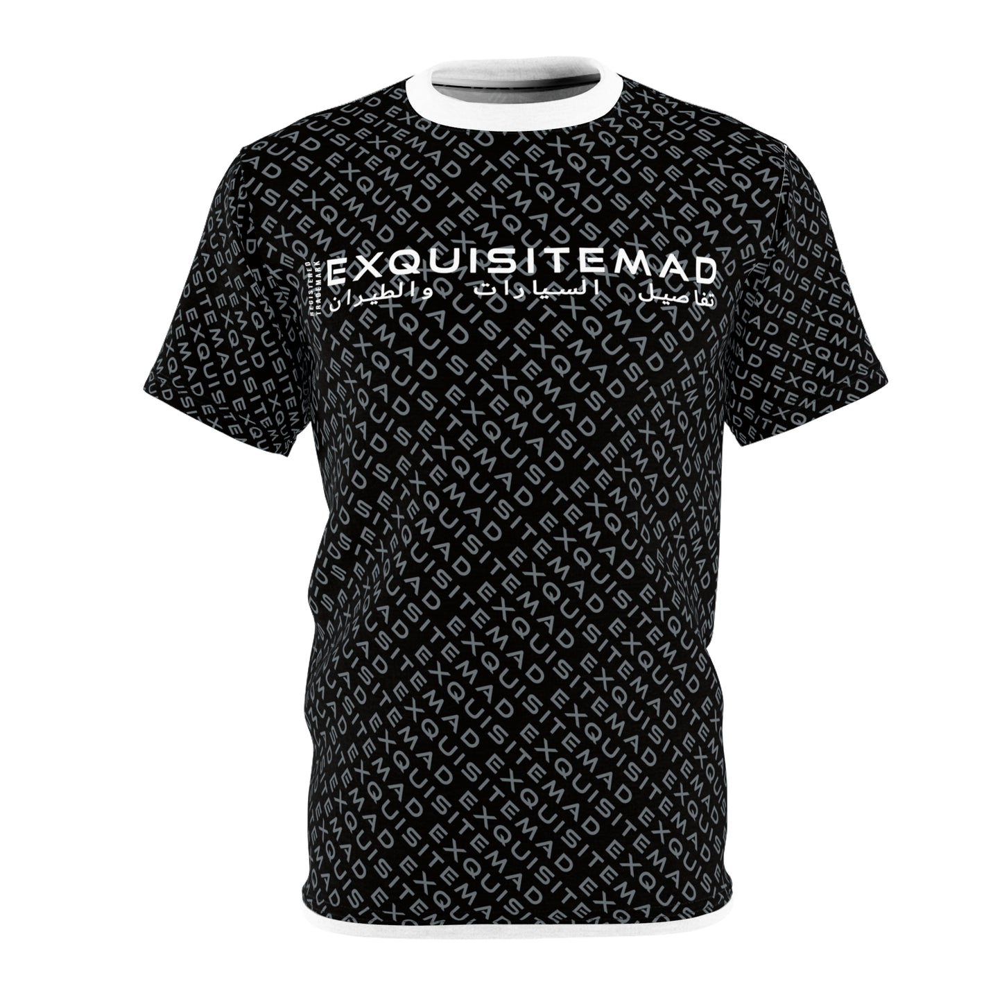 EXQUISITEMAD Signature Monogram Unisex Cut & Sew Tee (AOP)