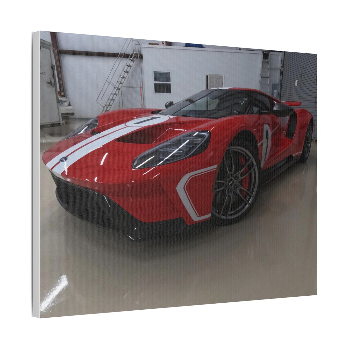 EXQUISITEMAD GT Car Wall Art Satin Canvas, Stretched