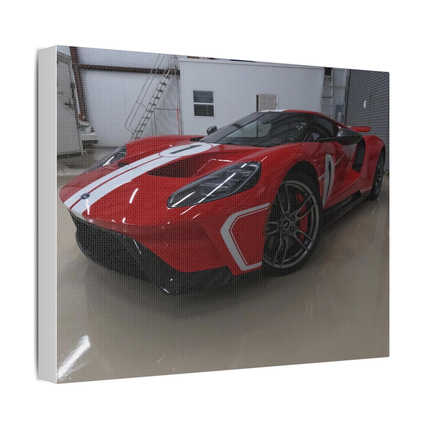 EXQUISITEMAD GT Car Wall Art Satin Canvas, Stretched