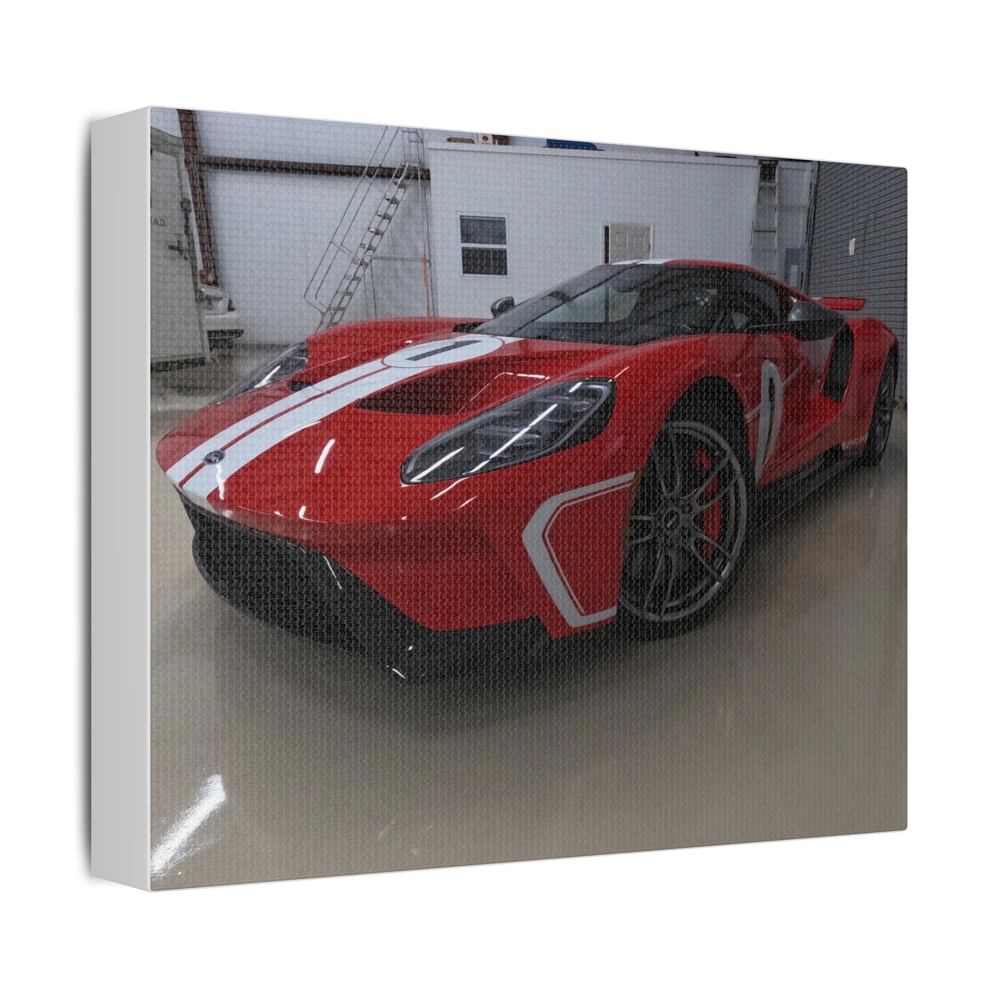 EXQUISITEMAD GT Car Wall Art Satin Canvas, Stretched