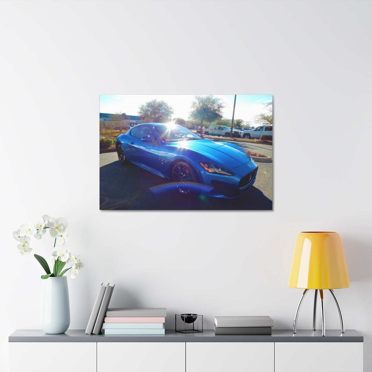 EXQUISITEMAD Maserati Satin Canvas, Stretched