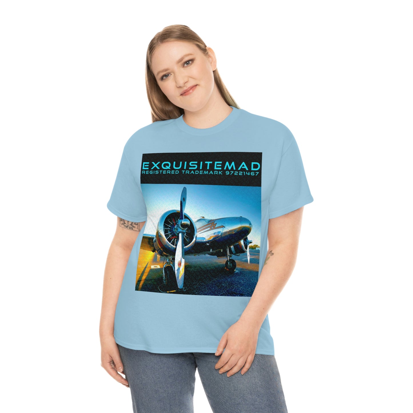 EXQUISITEMAD BEECH D18 TM Unisex Heavy Cotton Tee