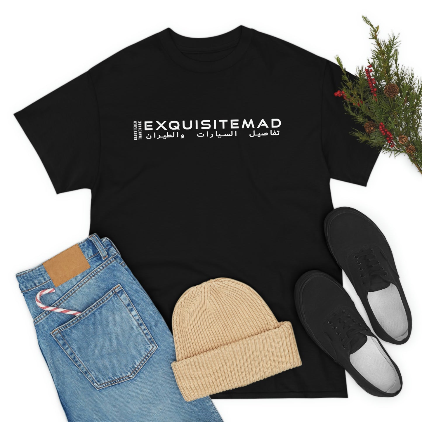 EXQUISITEMAD Unisex Heavy Cotton Tee