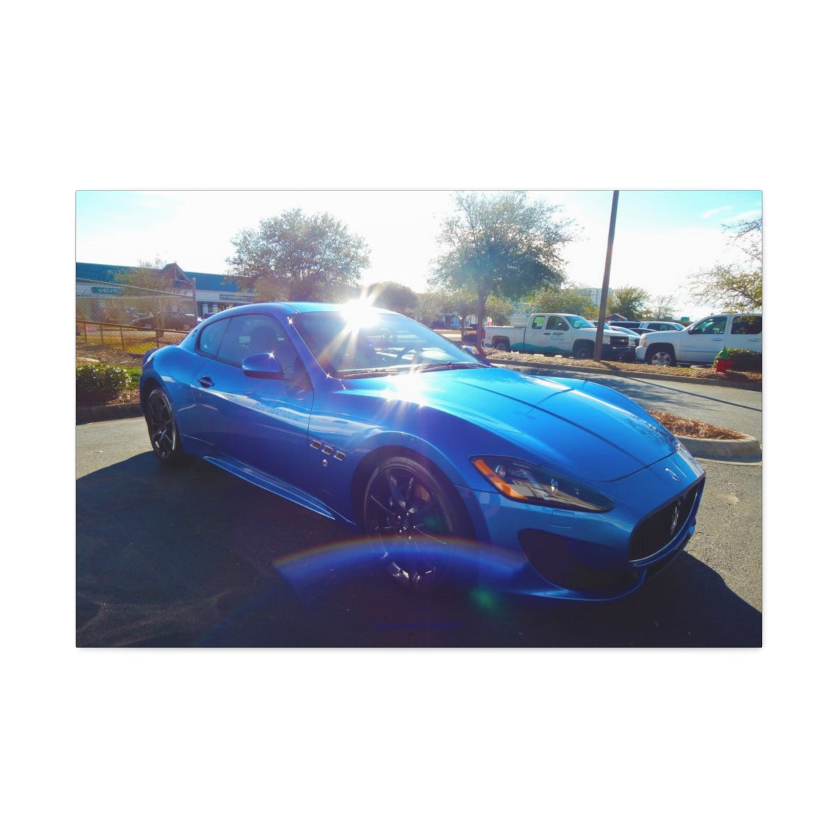 EXQUISITEMAD Maserati Satin Canvas, Stretched