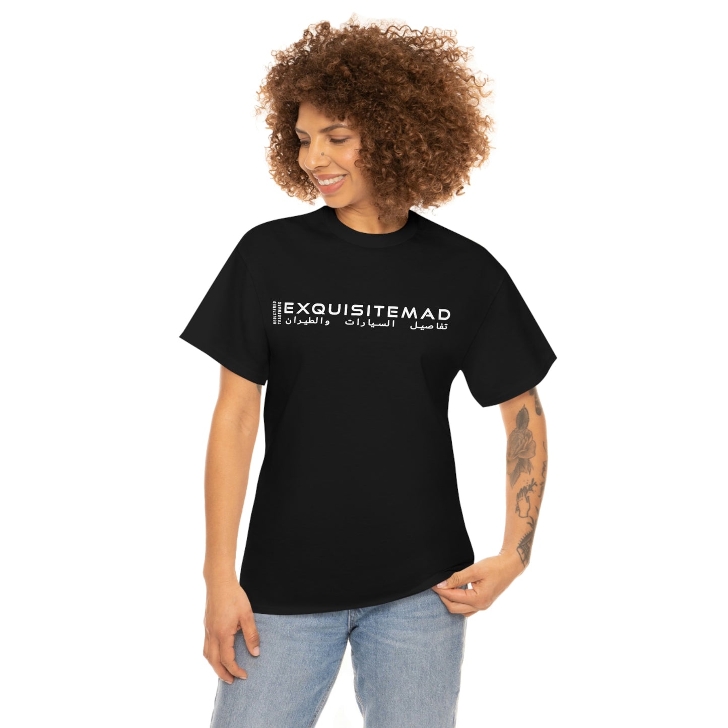 EXQUISITEMAD Unisex Heavy Cotton Tee