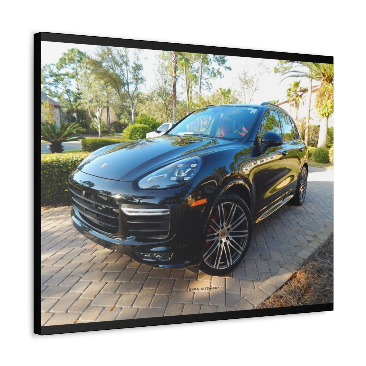 EXQUISITEMAD Porsche Satin Canvas, Stretched