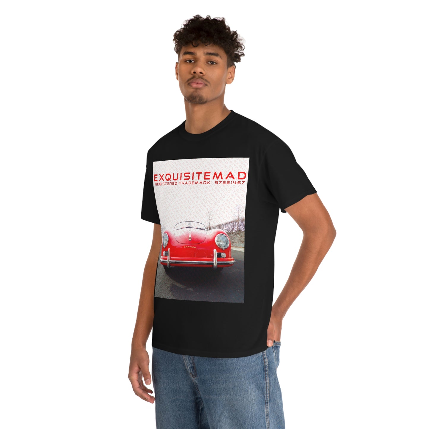 EXQUISITEMAD  Trademark - Classic Porsche Speedster T-Shirt Unisex Heavy Cotton Tee