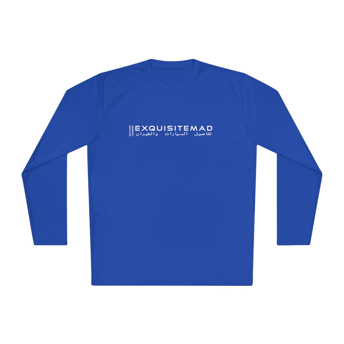 EXQUISITEMAD ARABIC LOGO trademark Unisex Lightweight Long Sleeve Tee