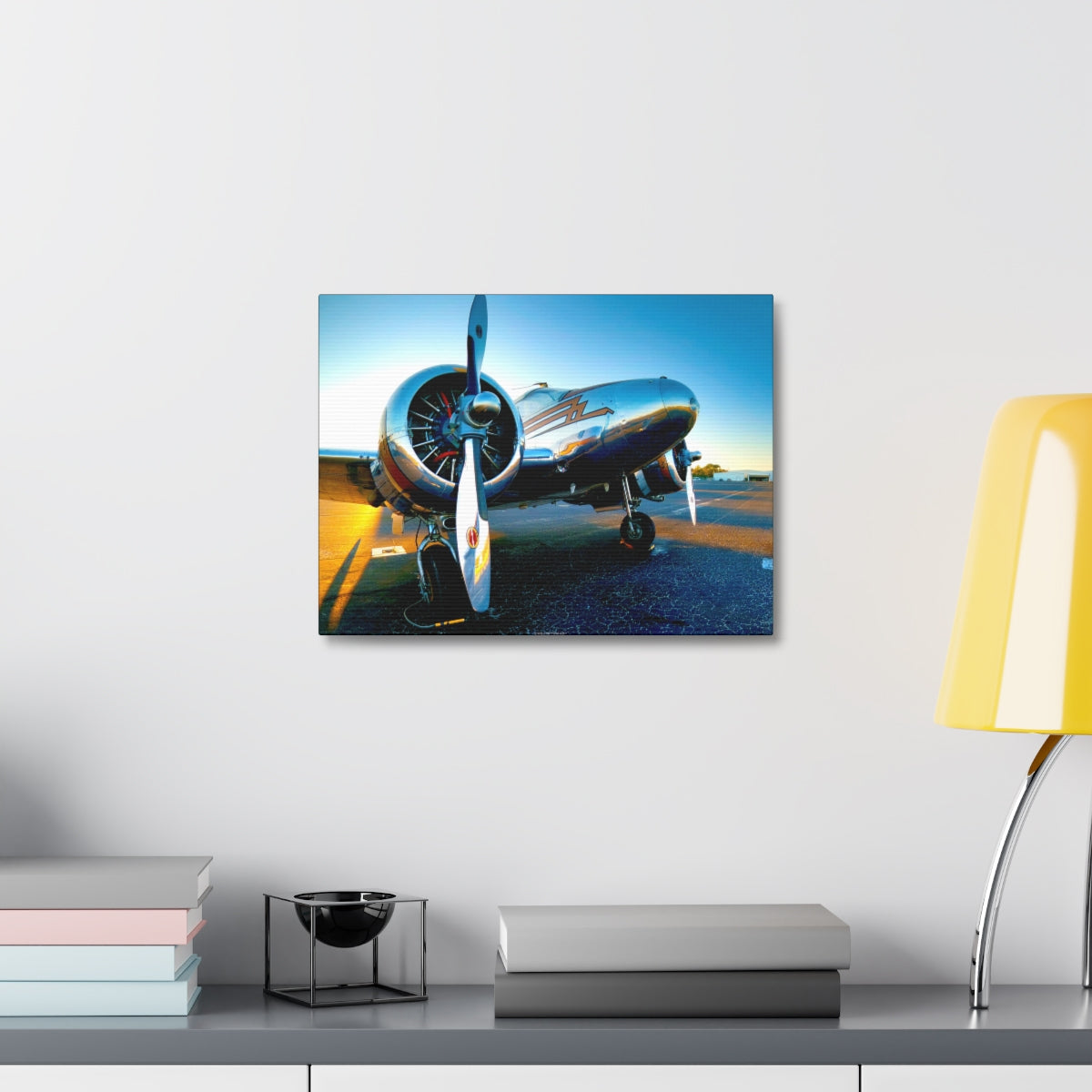 EXQUISITEMAD Signature Airplane Wall Art Canvass