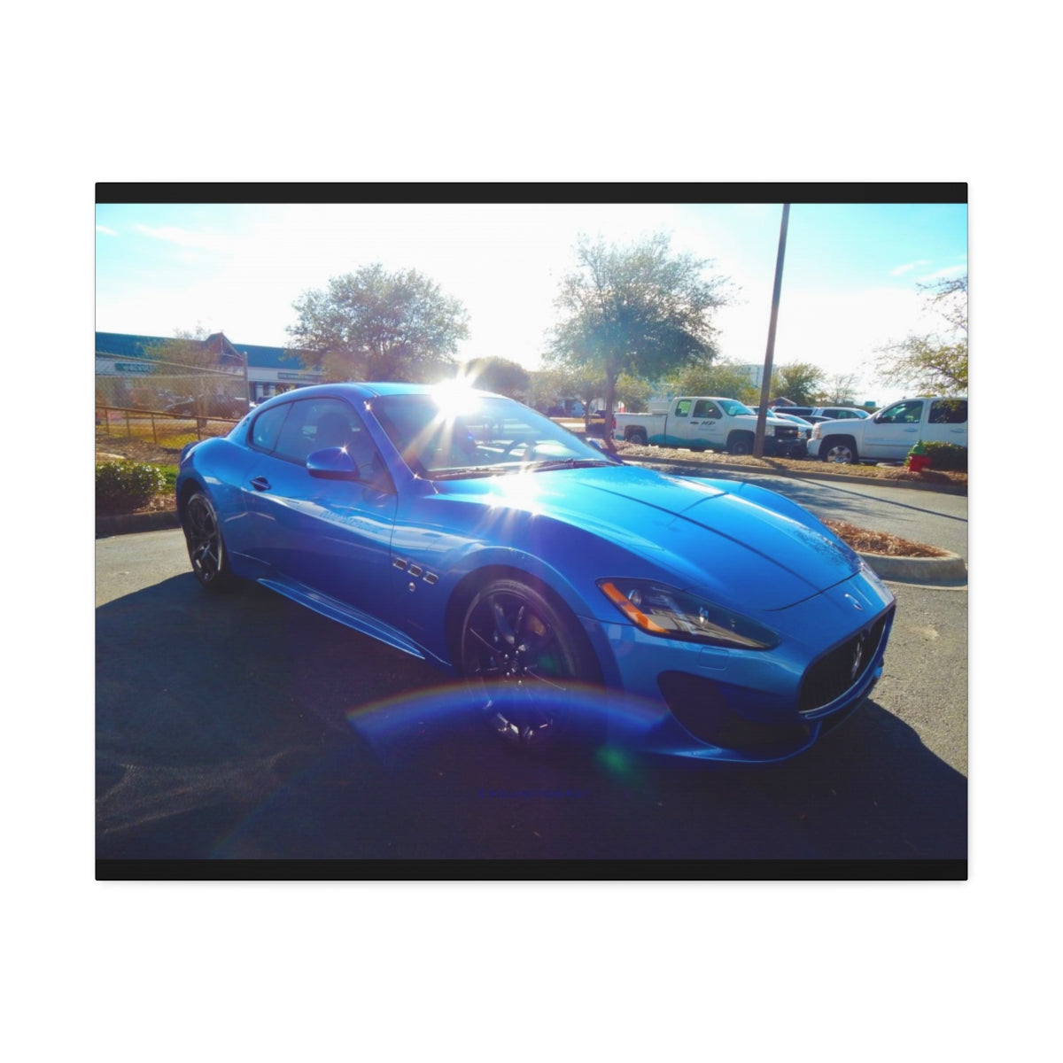 EXQUISITEMAD Maserati Satin Canvas, Stretched