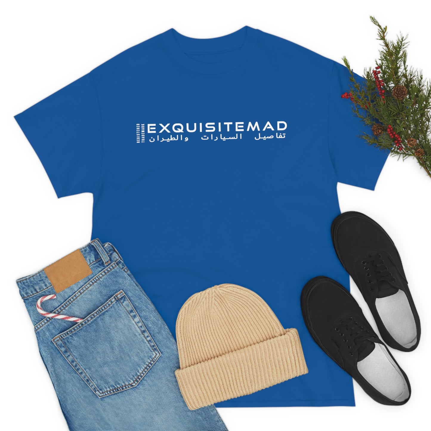 EXQUISITEMAD Unisex Heavy Cotton Tee