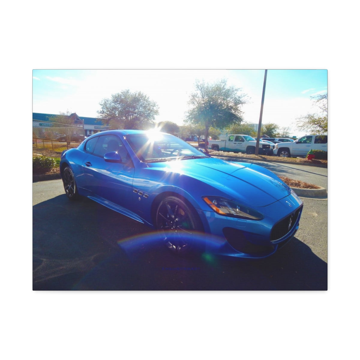 EXQUISITEMAD Maserati Satin Canvas, Stretched