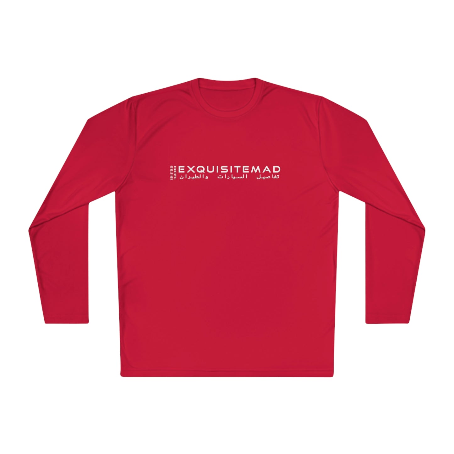 EXQUISITEMAD ARABIC LOGO trademark Unisex Lightweight Long Sleeve Tee